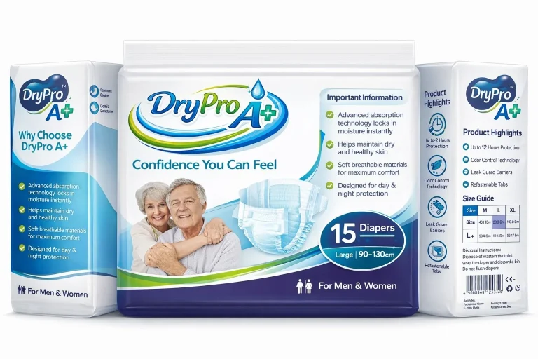 אריזות החיתולים DryPro A+‎ — 15 חיתולים באריזה